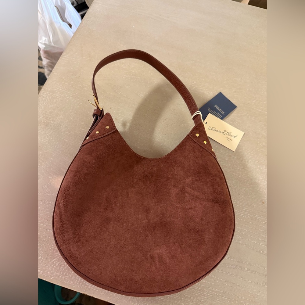 Brown Suede Women's Bag